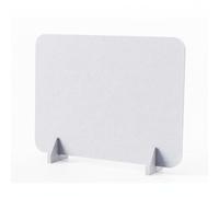 MagiDeal Office Desk Divider Privacy Partition Table Barrier Wool Felt Layered Screen Structure Suitable for Gift Giving Home Decoration, Light Gray, 30-50cm