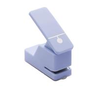 MagiDeal Paper Hole Puncher Single Hole Punch Kids Manual Stationery Portable Paper Punching Home Supplies for Journaling Art Project, Blue Round Hole