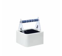 MagiDeal Parrot Training Stand Bird Perch Toilet Station With Adjustable Height And Anti Slip Perch For Comfort And Controlled Droppings Suitable for home use areas training tables, M, A-gray Blue