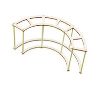 MagiDeal Pavilion Corridor Model DIY Sand Table Ornament Paintable Creative Building Scene Accessories Layout Prop Diorama Accessories