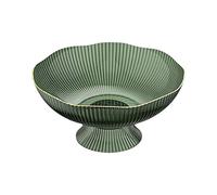 MagiDeal Pedestal Fruit Bowl Dessert Display Stand,Snacks Fruit Basket Bowl for Dining Room Kitchen Home Countertop Decor,StyleA-Green