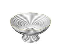 MagiDeal Pedestal Fruit Bowl Dessert Display Stand,Snacks Fruit Basket Bowl for Dining Room Kitchen Home Countertop Decor,StyleA-White