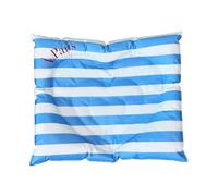 MagiDeal Pet Cooling Mat Cat Cooling Pad Wear Resistant Comfortable Portable Summer Kennel Cushion Pet Bed Mat for All Sized of Cats, Blue White Striped