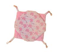 MagiDeal Pet Hammock Cage Accessory Hanging House Cozy Double Side Hamster Nest for Squirrel Gerbil Guinea Pig Ferret Small Animals, red