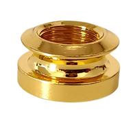 MagiDeal Pickup Tail Pin Cover Cap Endpin Jack Screw Musical Instrument Endpin Tip Strap Buttons for Electric Guitars Bass Enthusiasts, Gold