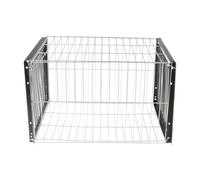 MagiDeal Pigeon Cage Chicken Cage Metal Bird Supplies for Small Birds Automatic Pigeons Collection Pigeon Coop for Chicken Farms, 2 Entrance, without skylight