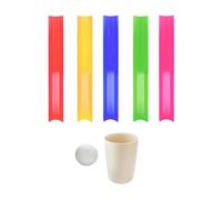 MagiDeal Pipeline Team Group Game with Ball and Cup, Storage Bag Teamwork Game for Communication, Cooperation Indoor, 50cm