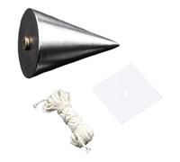 MagiDeal Plumb Bob Building Measuring Mallet Portable High Precision High Strength Line Vertical Measuring Tool for Outdoor Carpentry, with Wire 500g