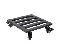 MagiDeal Pot Large Potted Planter Cart Metal Square with Casters Plant Pot Mover Flowerpot Rack Holder for Patio Indoor Outdoor, 23cm