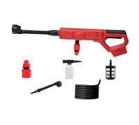 MagiDeal Pressure Washer Car Washing Kit Adjustable 6 in 1 Nozzle Electric Car Washer Cordless for Wall Floor Garden Fence Patio