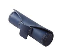 MagiDeal PU Mini Lipstick Bag Portable 8x4cm Wear Resistant for Daily Use Multifunctional, blue