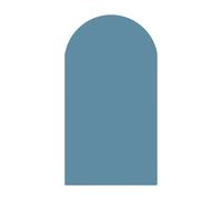 MagiDeal PVC Wallpaper Arch Wall Decal Wall Art Decor Peel and Stick Boho Arch Wall Sticker Art Mural for Background Kids Dining Room, Blue