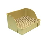 MagiDeal Rabbit Litter Box, Corner Toilet Box, Potty Train Corner Litter Pan for Chinchillas Bunny Guinea Pigs Ferrets Small Animal, Green