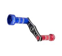 MagiDeal RC Wheel Wrench Replace Parts, Interchangeable Spanner Repair Tool, 17mm & 24mm for 1:8 1: 10 Scale Crawler Model, Red Blue