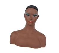 MagiDeal Realistic Female Mannequin Head Manikin Head Multifunctional Professional with Makeup Wig Display Model for Jewelry Display