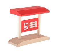 MagiDeal Realistic Scene Accessories Building Play Set Toys, Bus Stop