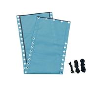 MagiDeal recliner Replacement Repair Cloth Premium Chair Cover with Replacement Cord for Lawn Beach Chair Patio Lounge, Blue 47cmx150cm