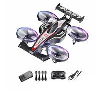 MagiDeal Remote Control Airplane RC Plane Fun Lightweight Quadcopter ° Flip Play Fighter Flying Toy for Teens Beginners Kids, Red