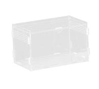 MagiDeal Reptile Feeding Box Reptile Terrarium Acrylic Professional Spacious Container Turtles Box for Young Bearded Dragon Lizards, 20x12x12cm