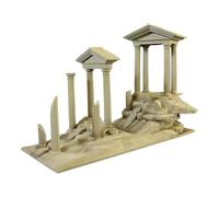 MagiDeal Roman Column Decoration Mini Resin Landscape Decoration Roman Ruins Ornament Artificial Aquarium Accessory Aquarium Statue