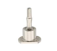 MagiDeal Rotary Joint Fitting Universal Hinge Shaft Ball Joint Swivel Coupler Damped Carbon Steel Build for Stable Suitable for Factory Machinery Automation, Large, Torque 3N.m 30Kgf.cm