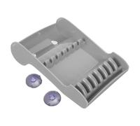 MagiDeal Salon Hair Scissors Holder Storage Box Slot Design Installation for Barbers 5.5x8inch Secure Placement with Suction Cup, Grey