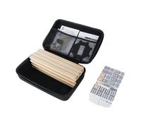 MagiDeal Set with 4 Holder Logical Thinking Educational Toy Classic Board Games Puzzle Game for Classroom Kids Children, 136 Tiles Dot