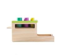 MagiDeal Set Wooden Learning Toy Set Educational Toy Playset Preschool Activity Toy Bundle Sensory Toy Collection supports early cognitive growth and hand eye, Object Permanence Box