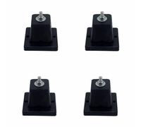 MagiDeal Shockproof Rubber Pad Appliance Vibration Damper Feet with Non-Slip Base and Rust Resistant Screws for Noise Reduction Suitable for Outdoor Air Conditioning System , Kt-g High Pad 3p-up