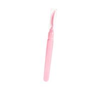 MagiDeal Silicone Eyelash Brush Eyelashes Definer Brow Grooming Brush Lash Separating Comb Sturdy Portable with Dust Lid Eyelash Comb, Pink