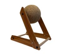MagiDeal Sisal Scratcher Ball Cat Scratcher Toy Cat Scratching Posts Exercise Cats Ball Toy Scratching Ball Toy for Pet Supplies, L Shape