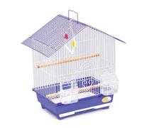 MagiDeal Small Bird Cage Parakeet Finch Canary Enclosure Aviary Habitat With Sturdy Iron Frame And Essential Accessories easy to assemble and clean suitable for breeding pet care home use