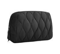 MagiDeal Small Makeup Pouch Makeup Bag Multifunctional Electronics Organiser Travel Pouch for Phone Daily Items Kids Travel Essentials, Black