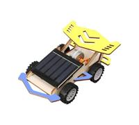 MagiDeal Solar Powered Car DIY Kit Solar Car Engineering Assemble 3D Puzzle Toys Science Building Project Stem Building Toy for School