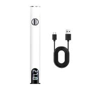MagiDeal Soldering Iron Kit Battery Pen Mini Digital Display Cordless Soldering Pen USB Rechargeable for Solder Fixing Electronic, White