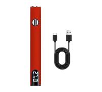 MagiDeal Soldering Iron Kit Battery Pen Mini Digital Display Cordless Soldering Pen USB Rechargeable for Solder Fixing Electronic, red