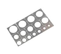MagiDeal Spray Stencil Template Tools,Hobby Model,Modern,Model Making Accessories Vehicle Wheel Paint Template Building Circle Stencil