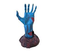 MagiDeal Statue Hand of God Resin Sculpture Collectible Anime Unique Halloween Decor Ornament for Bedroom Home Indoor Outdoor, Blue