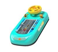 MagiDeal Steering Wheel Toy Simulation Learning Toys Sounding Toy Development Adventure Driving Car Game Educational for Children Boys, green