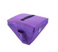 MagiDeal Storage Pyramid Bag Meditation Bowl Storage Organizer Instrument Case Textile Construction Carry Handle Suitable for Home On the Go, Array, Purple, 9 Inch