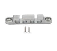 MagiDeal String Tree Retainer with Screws Metal Hardware Professional Guide Groove String Guide for Bass Classical Guitar Accessories, 5.2CM