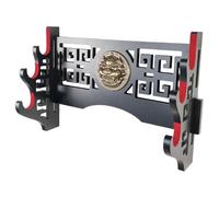 MagiDeal Sword Hook Wall Mount Sword Hanger Collectors Decorative Sturdy Versatile Accessories Enthusiasts Bracket Black Color Display