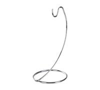 MagiDeal Tabletop Banana Hanger Iron Banana Hook Lightweight Banana Keeper Banana Rack Banana Holder Stand Modern Banana Tree Stand for Countertop Kitchen Table , Argent
