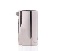 MagiDeal Tabletop Vase Holder Cylinder Vessel With Handle For Dried Botanicals And Single Minimalist Composite Construction Suitable for living room entryway coffee table, Silver Tall, 19 10 35cm