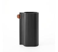 MagiDeal Tabletop Vase Holder Cylinder Vessel With Handle For Dried Botanicals And Single Minimalist Composite Construction Suitable for living room entryway coffee table, Dark Tall, 19 10 35cm