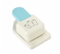 MagiDeal Tag Embosser Paper Punch Tag Maker Label Punch Bookmark Cutter With Combined Cutting And Punching For Efficient Tag Making Suitable for holiday, 1-Flat Angle