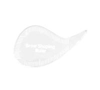 MagiDeal Teardrop Eyebrow Ruler Eyeliner Tool Eyebrow Ruler Stencils Clear Makeup Hairstroke Stencil Aid Eyebrow Measurement Versatile Fast Brow Shaping Tool Professionals