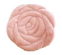 MagiDeal Thicken Seat Cushion Cozy Rose Flower Shaped Comfortable Bedroom, Pink