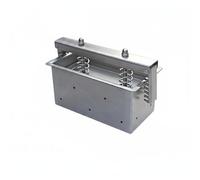 MagiDeal Thickened Stainless Steel Forming Shaping Box Uniform Compression Convenient Cleaning Suitable for Kitchen Cooking Restaurant Food Service, Single Row, 1.5KG Capacity