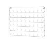 MagiDeal Thread Holder Wall Mounted Sewing Thread Organizer Shelf Metal Embroidery Thread Rack Spool Stand for Braid Knitting Jewelry, White